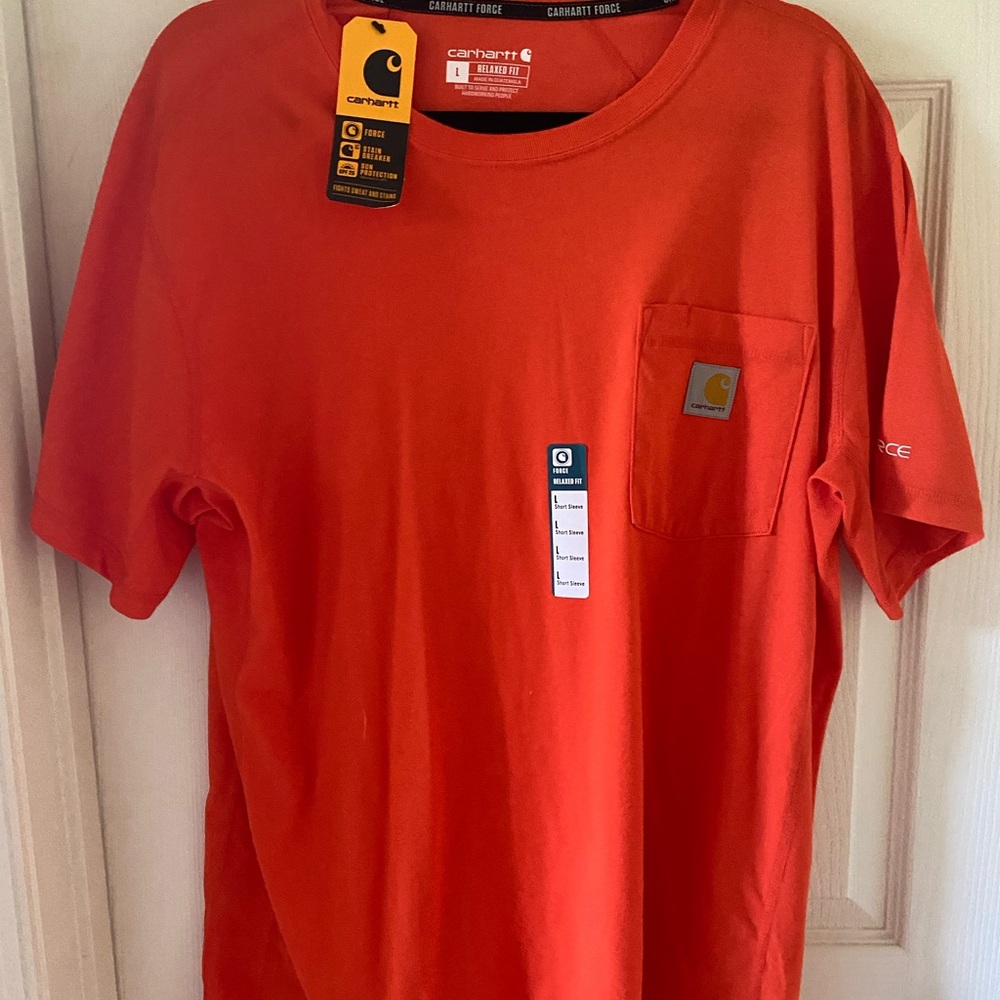Force1 Orange Short Sleeve Tees